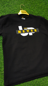 NEVER GIVE UP OVERISIZED T-SHIRT HEAVE GUAGE